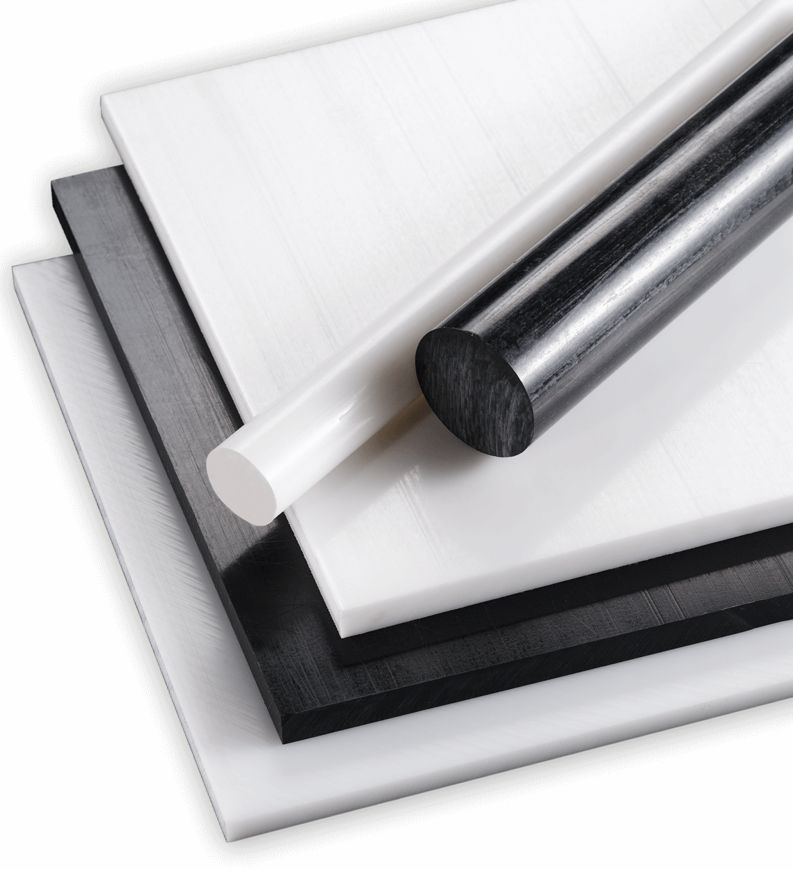 PA6 plast i plater og stenger for maskinering